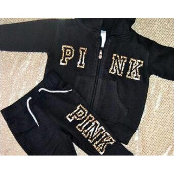 victoria's secret pink sweat suits for cheap
